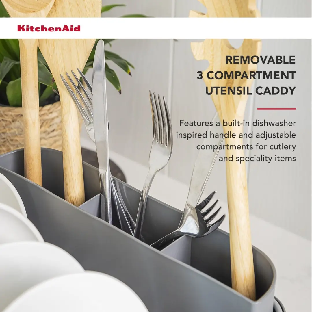 KitchenAid Compact Afdruiprek RVS - Grijs - afbeelding 3 van 6