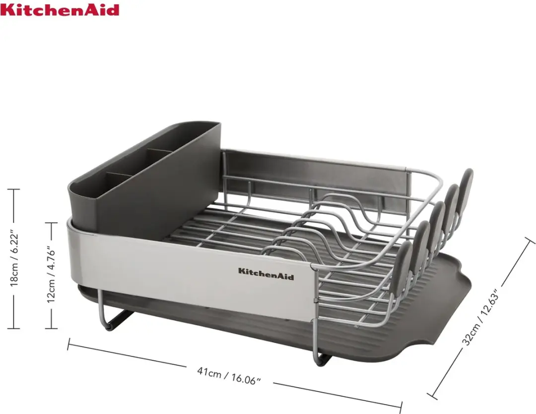 KitchenAid Compact Afdruiprek RVS - Grijs - afbeelding 2 van 6