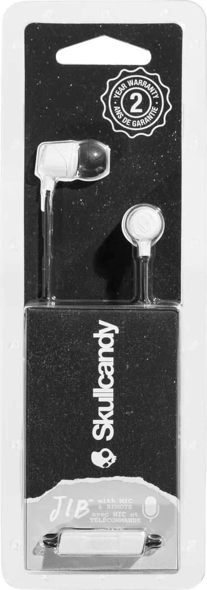 Skullcandy JIB In-ear Oordopjes S2DUYK-441 - Wit/Zwart