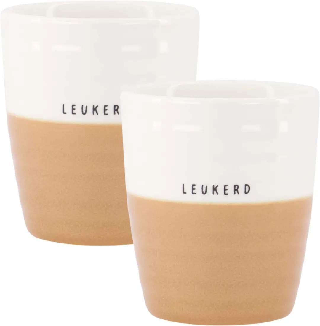 Zusss Koffiemokken Set 2 Stuks