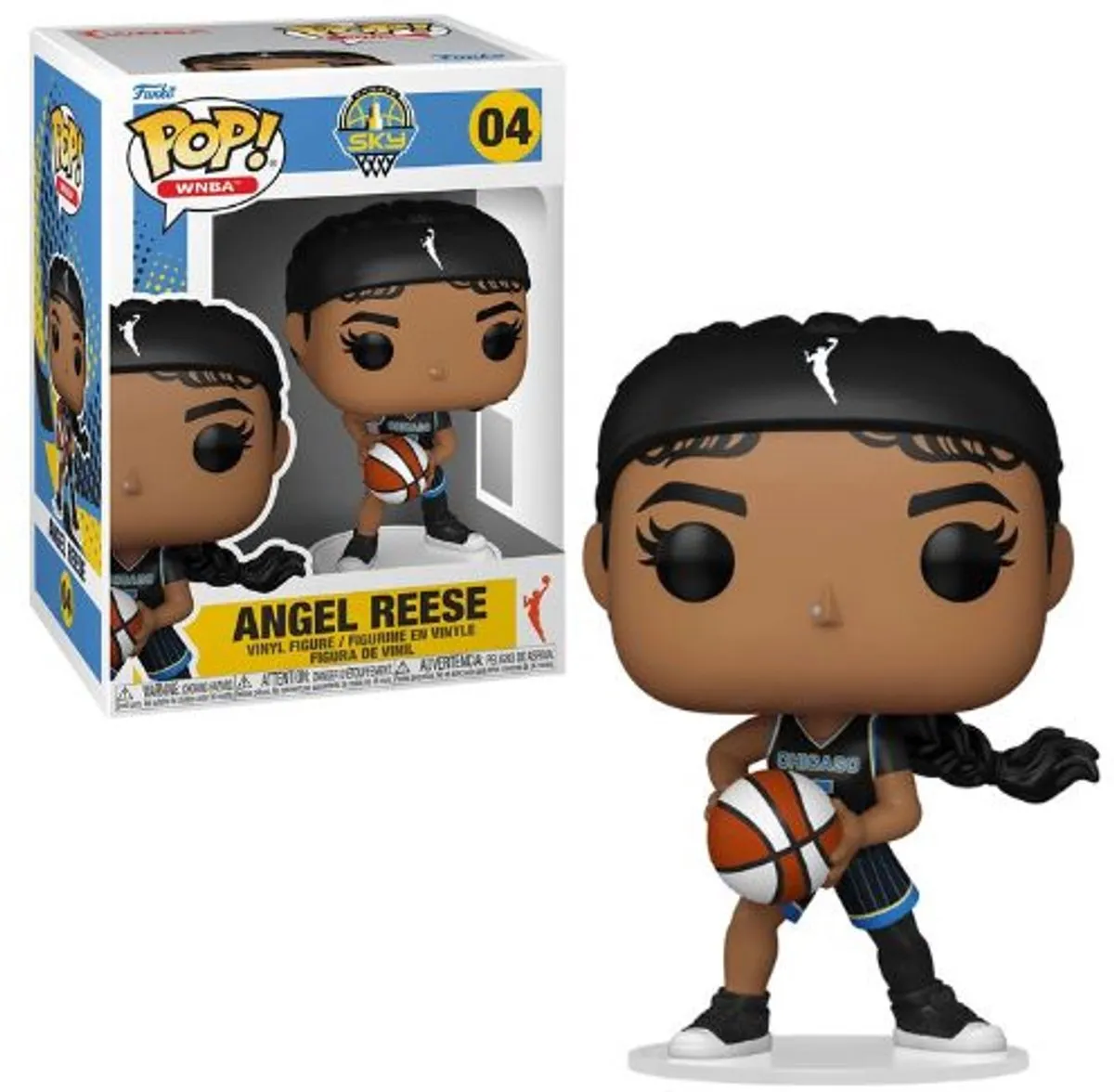 Funko Pop! WNBA Chicago Sky Angel Reese #04 - Multicolor