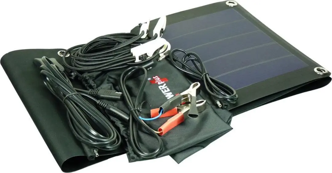 Powerplus Albatross Flexibel Zonnepaneel 18V 10W - Zwart