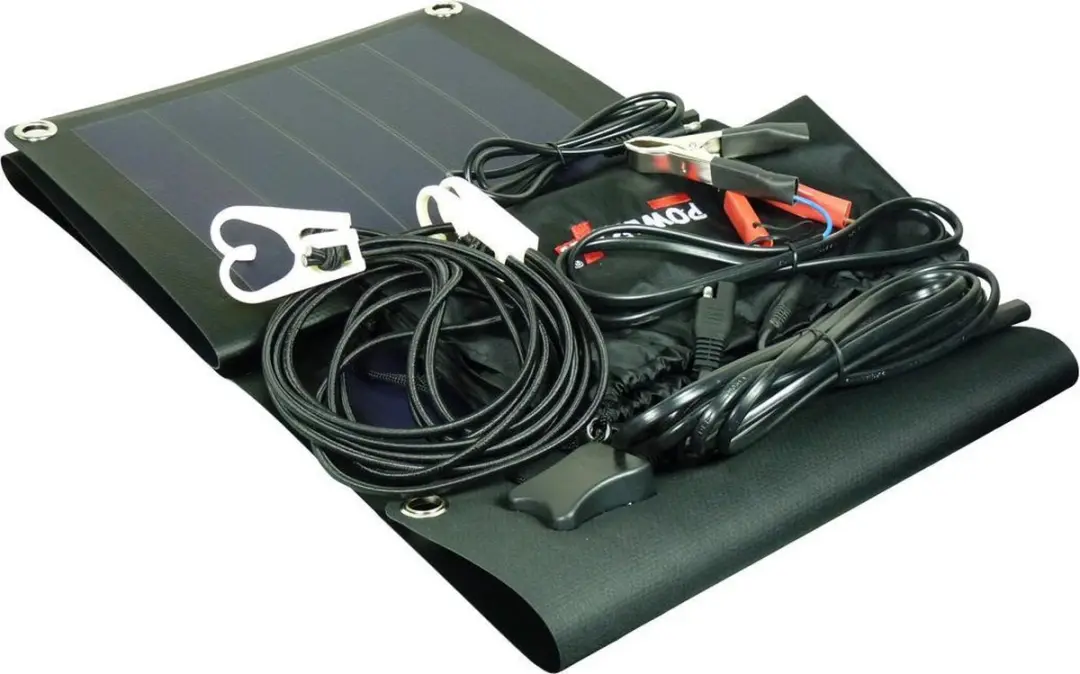 Powerplus Albatross Flexibel Zonnepaneel 18V 10W - Zwart