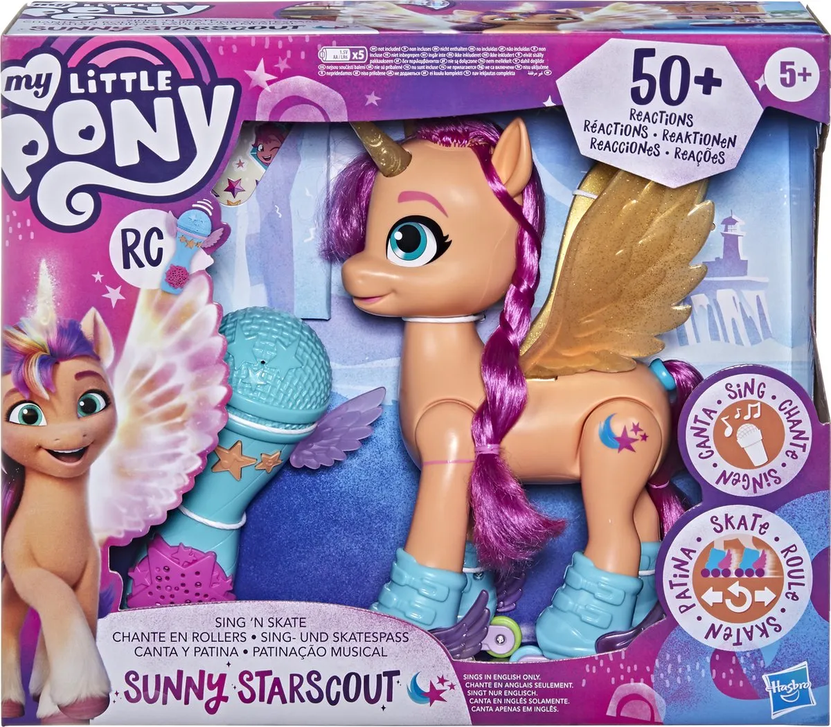 My Little Pony Sunny Zingende Skatende Speelfiguur - Engelstalig