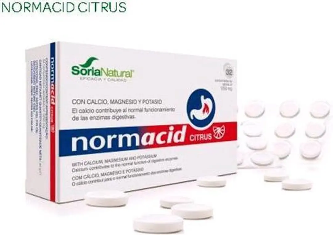 Soria Natural Normacid New Citrus 32 Unidades