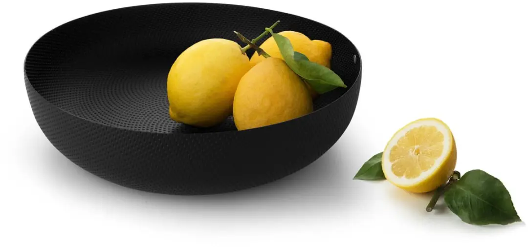 Alessi - basket 24 black