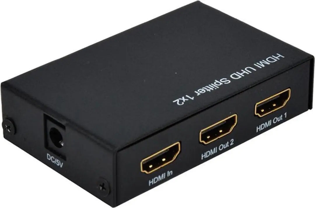 Roline 4K HDMI Video-Splitter 2-voudig - Zwart