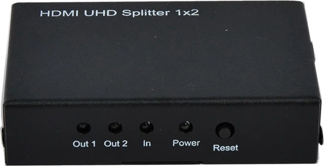 Roline 4K HDMI Video-Splitter 2-voudig - Zwart