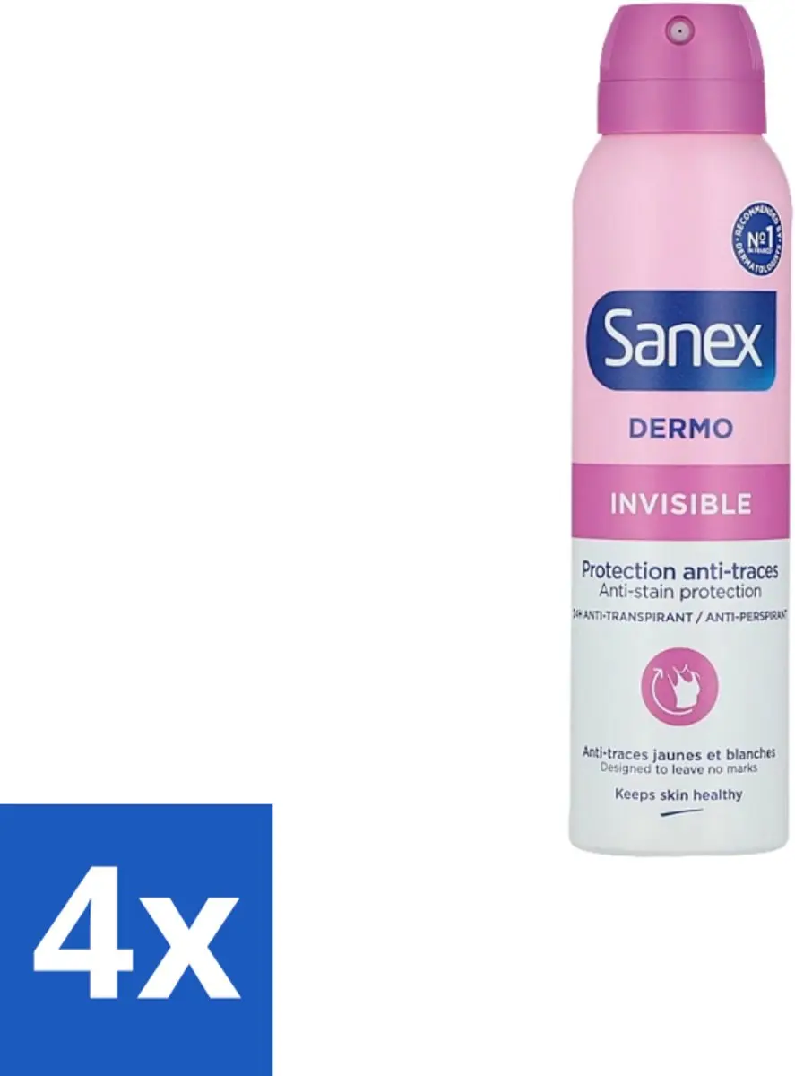 Sanex Dermo Invisible Deodorant Spray 150ml