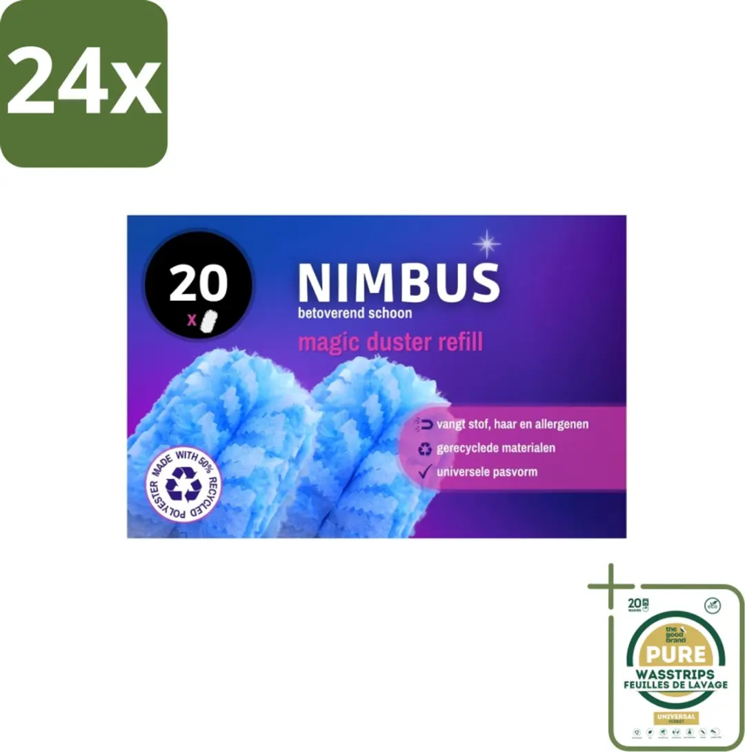 Nimbus Magic Duster Navulling 24 Stuks (20x24)