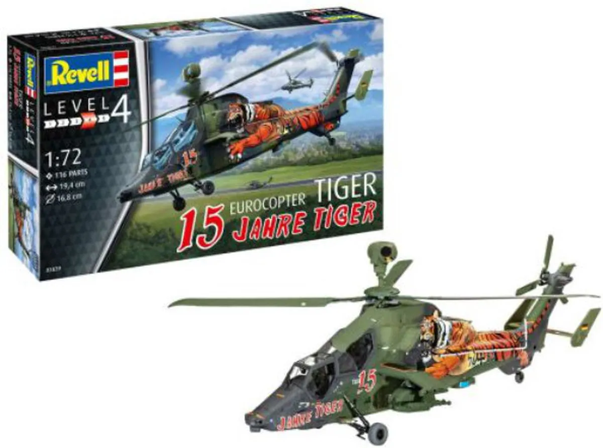 Revell 63839 Eurocopter Tiger Modelbouwpakket 1:72 - Multi
