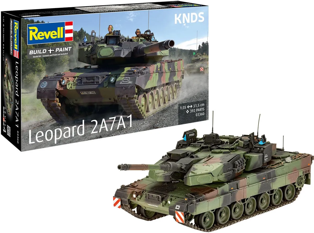 Revell 03360 Leopard 2A7A1 Tank 1:35 Modelbouwpakket