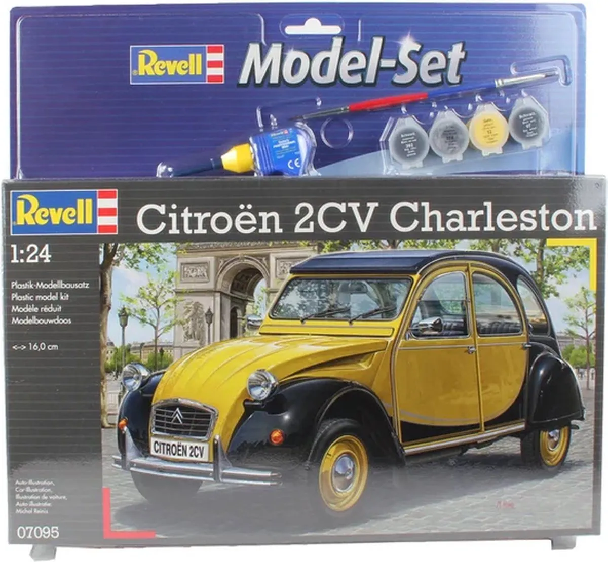 Revell 67095 Modelbouwpakket Citroën 2CV Militaire Voertuigen 1:24 - Multi
