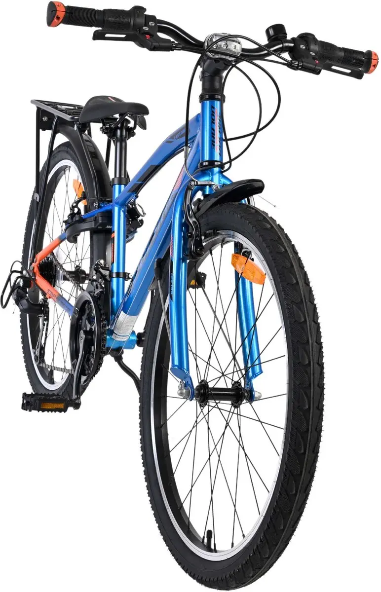 Volare Explorer Kinderfiets 24 inch - 18 Versnellingen - Blauw