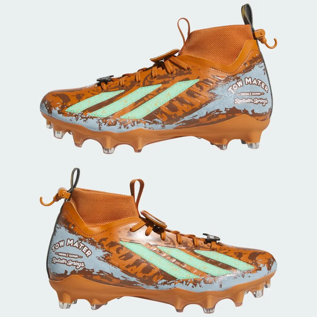 Adidas Performance Adidas Pixar Cars Adizero Impact Ii Mater American Football Schoenen - Unisex - Geel
