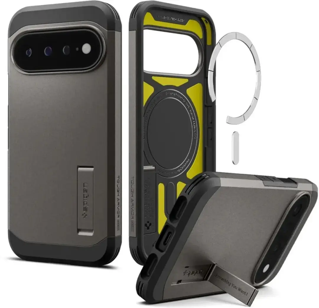 Spigen Tough Armor ACS11865 Hoesje - Google Pixel 11 Pro XL - Gunmetal