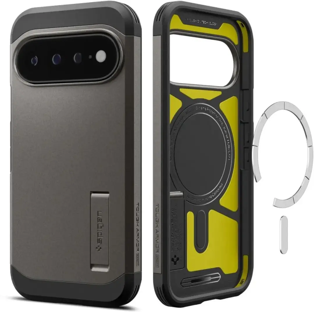 Spigen Tough Armor ACS11865 Hoesje - Google Pixel 11 Pro XL - Gunmetal