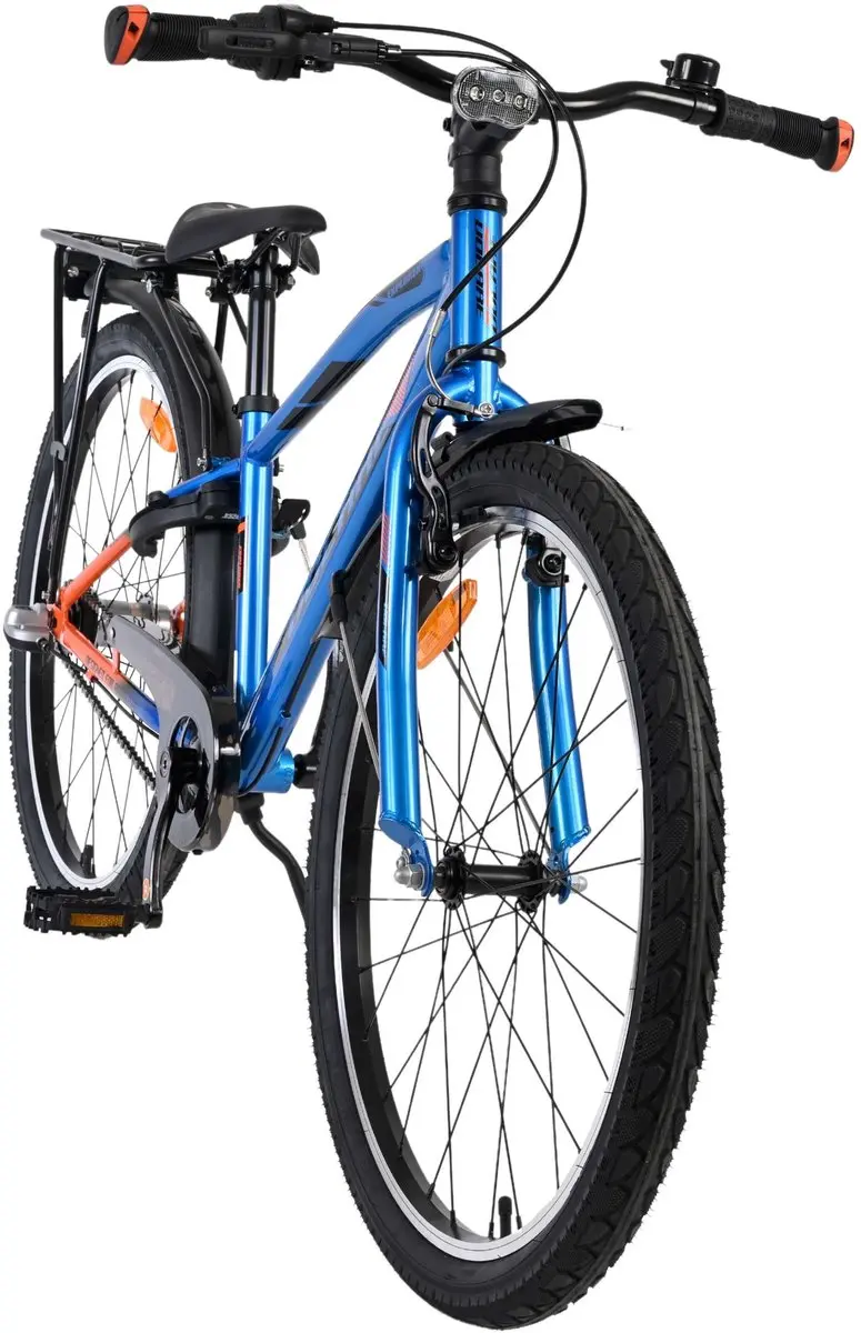 Volare Explorer Kinderfiets 24" - 3 Versnellingen - Blauw