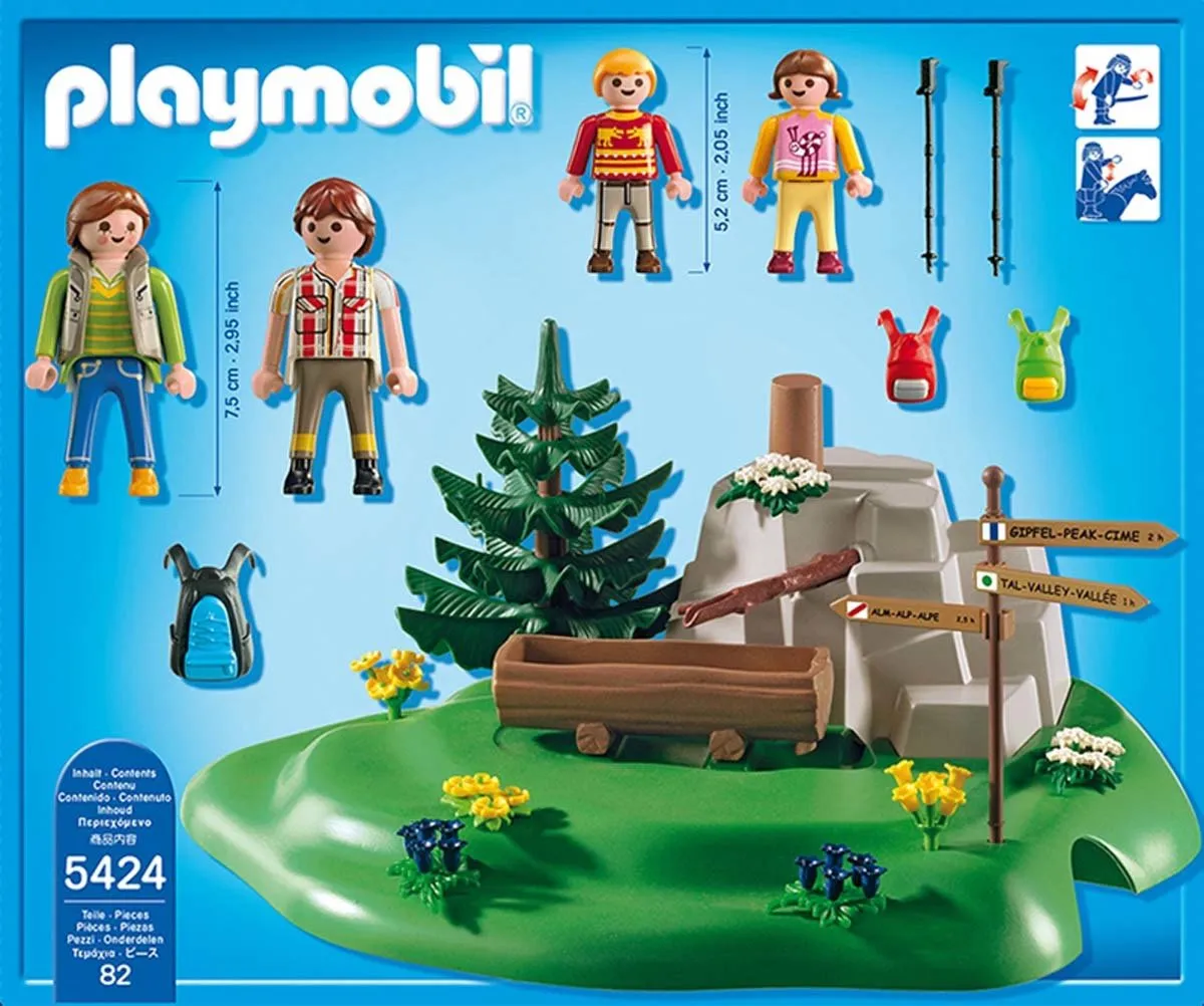 Playmobil Lentewandeling in de bergen 5424 - Multicolor