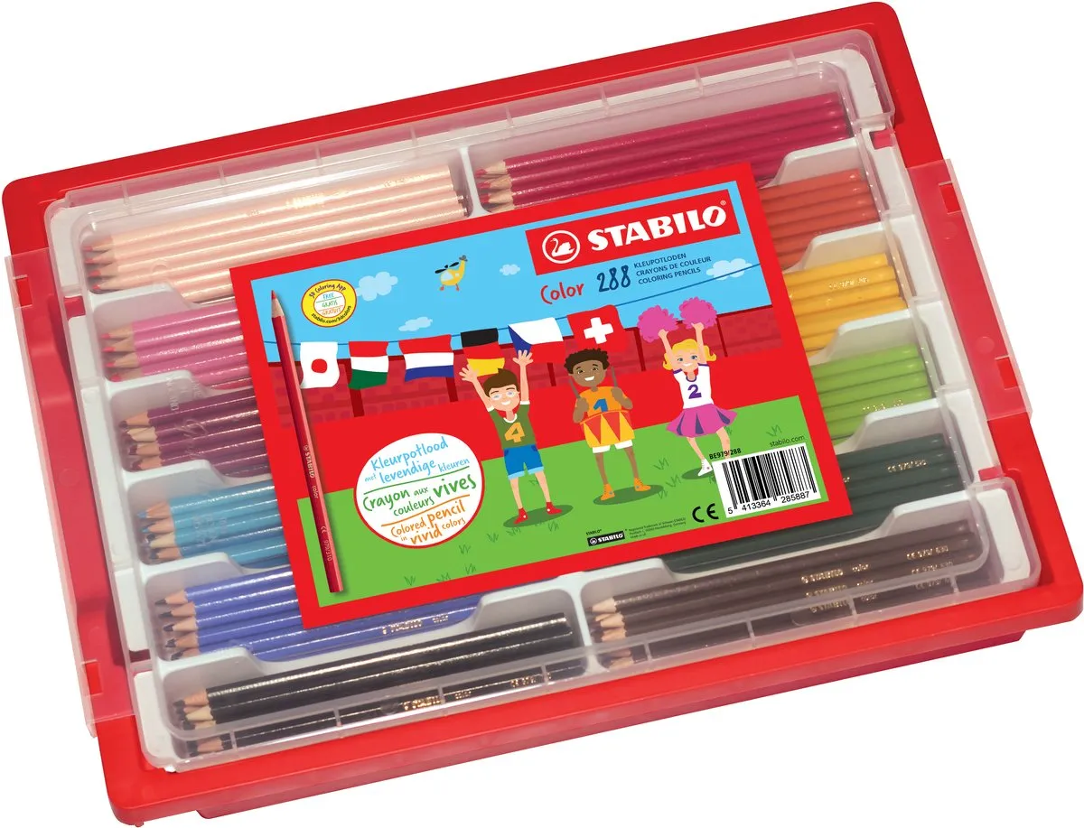 STABILO color Klasdoos 288 Kleurpotloden
