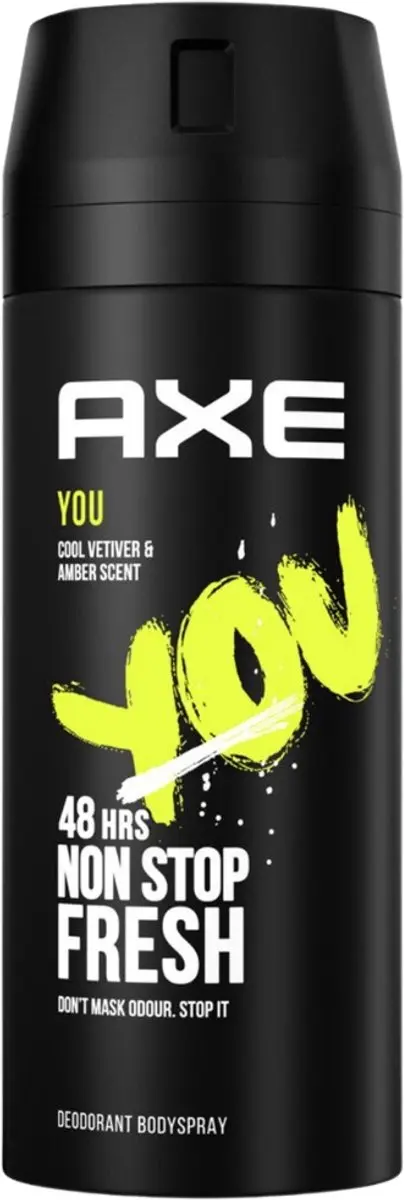 Axe You Cool Vetiver & Amber Bodyspray 150ml - 12 Stuks
