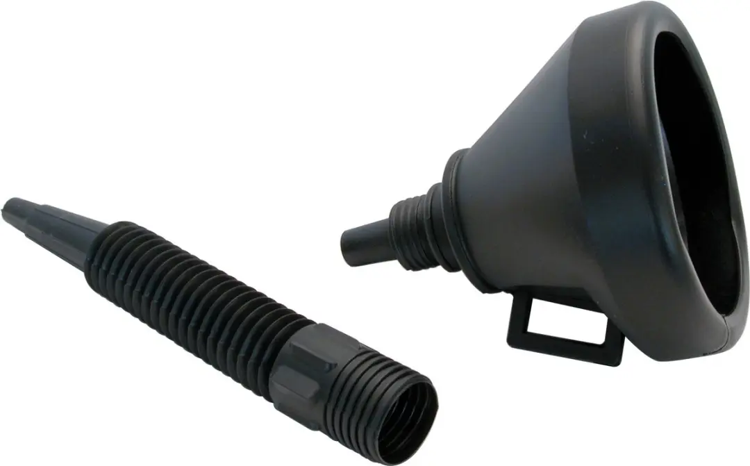 Carpoint Trechter zwart flexibele tuit