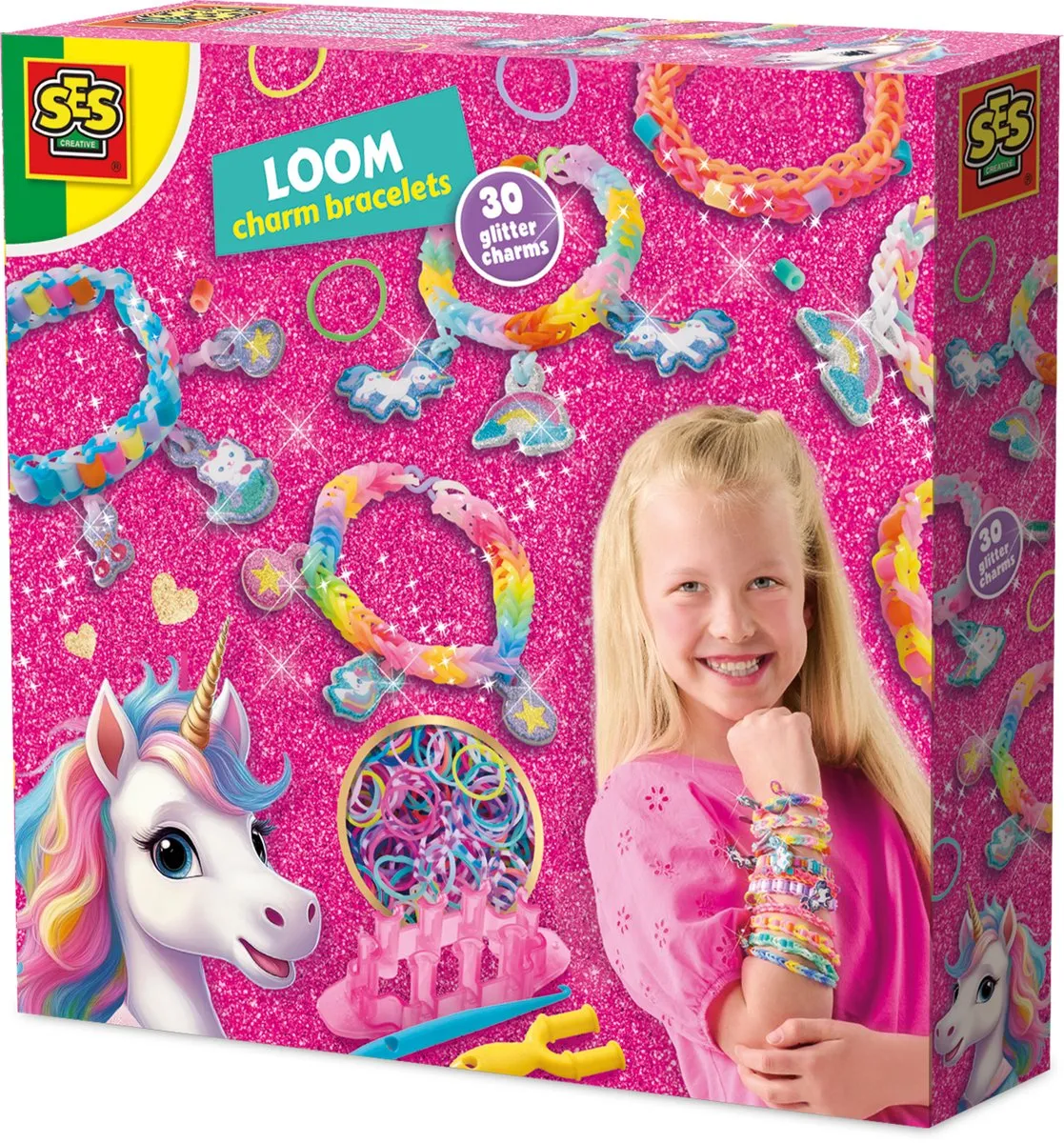 SES Creative Unicorn Loom Armbandjes
