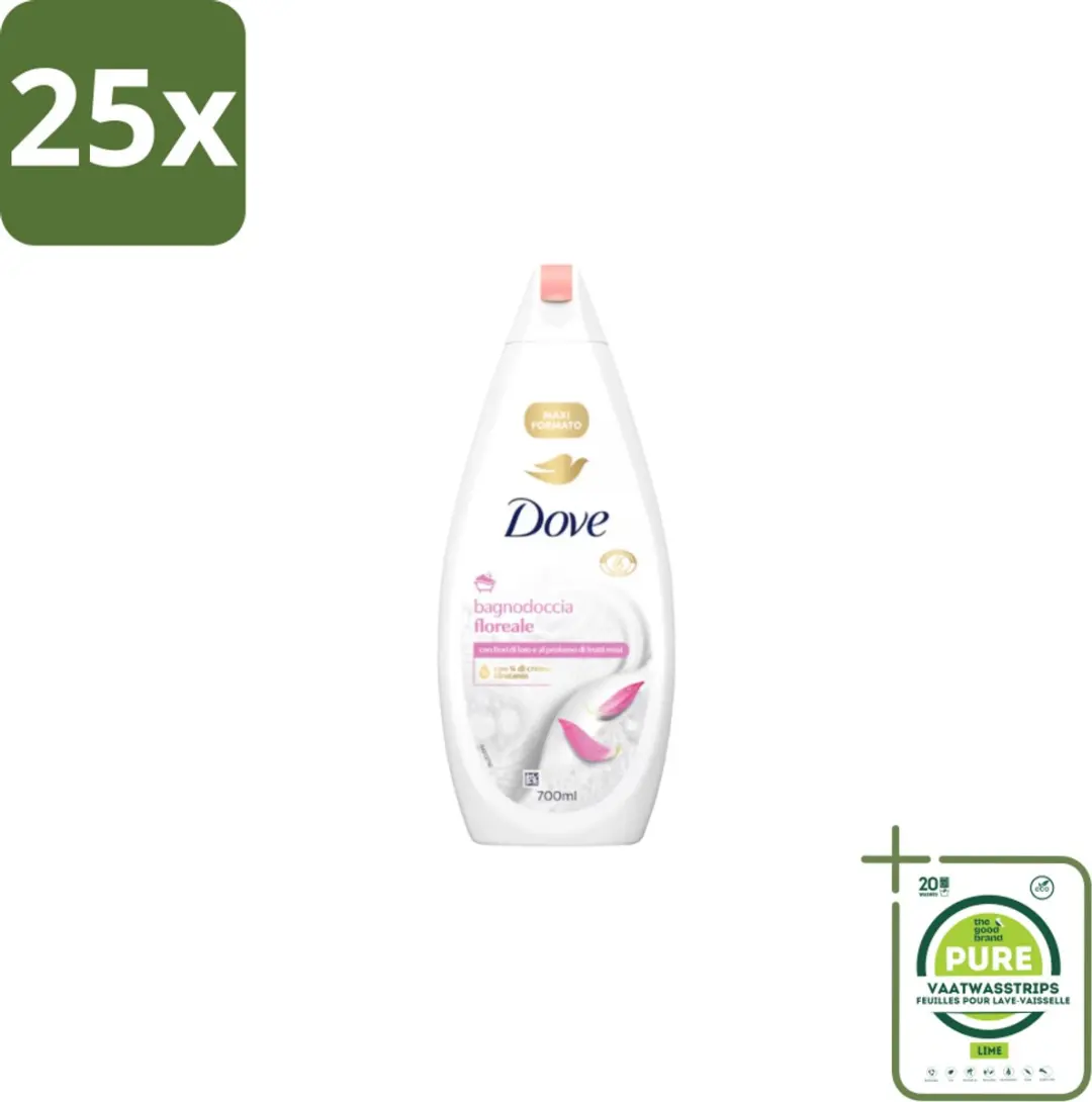 Dove Badcrème Soothing Almond Oil & Hibiscus 720ml