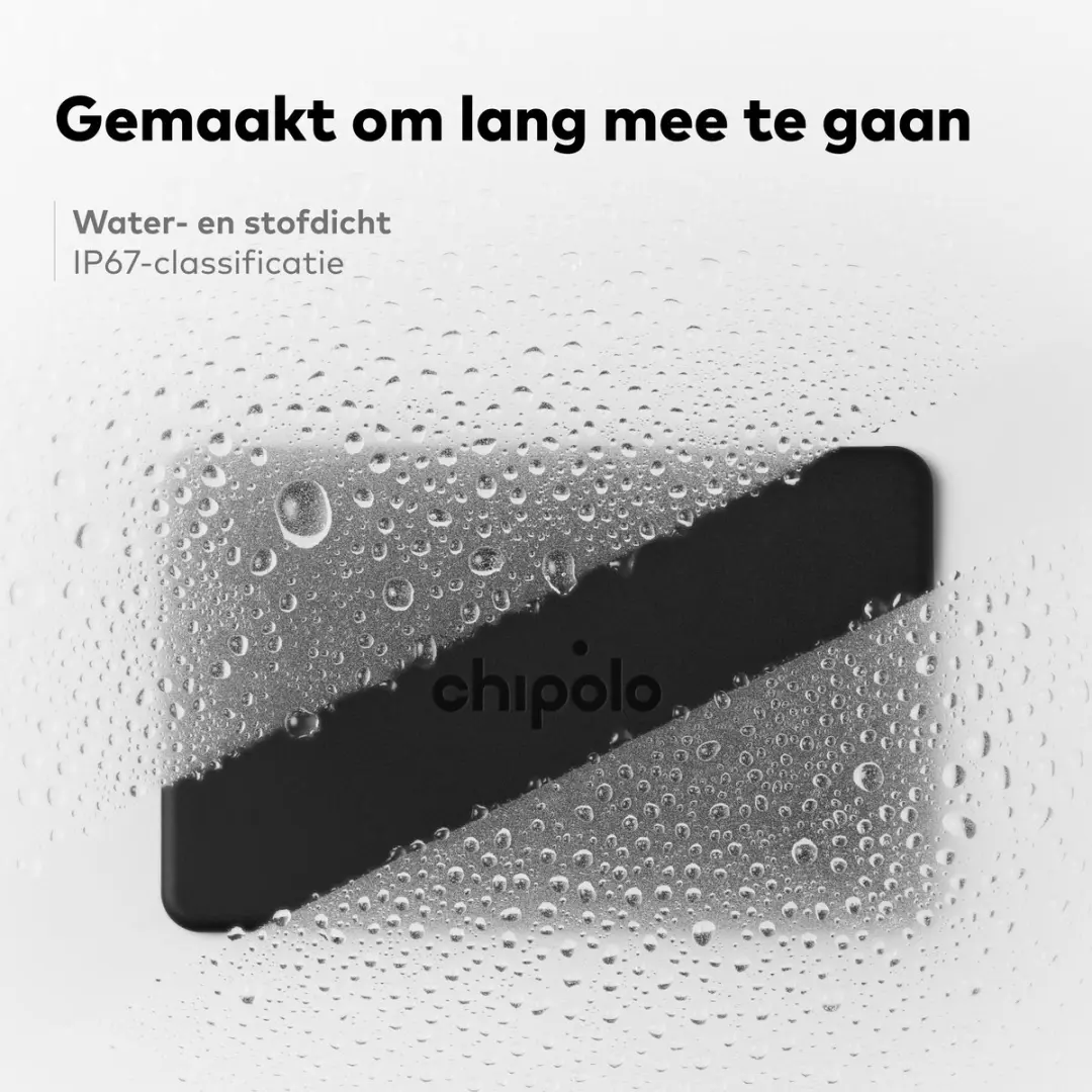 Chipolo CARD Bluetooth Wallet Tracker - 2 Stuks - 110dB - IP67