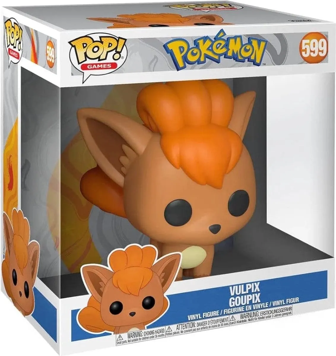 Funko Pop Pokémon Jumbo Vulpix 25cm - #599