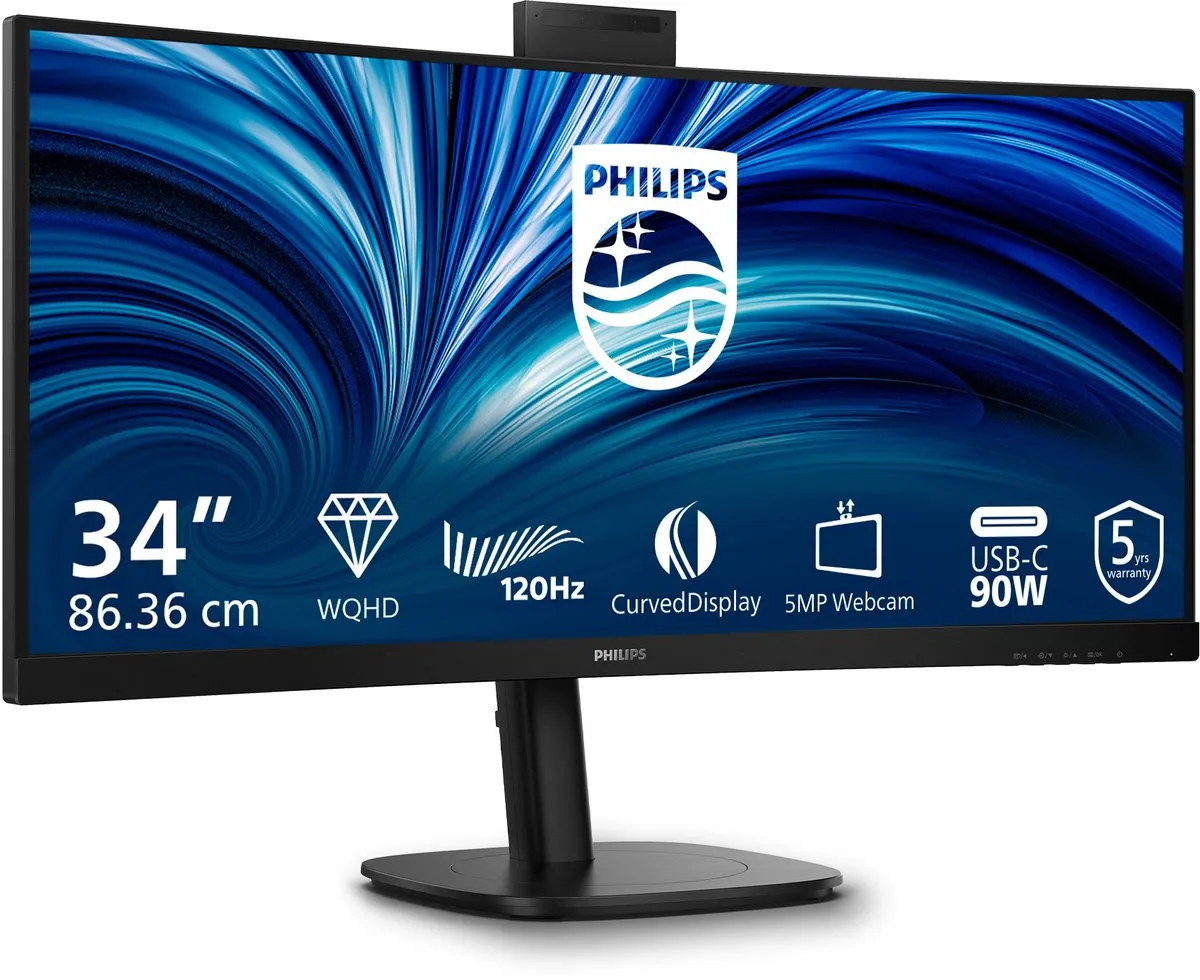 Philips 34B2U3600CH/00 Monitor 34" 3440x1440 - Zwart - afbeelding 6 van 6