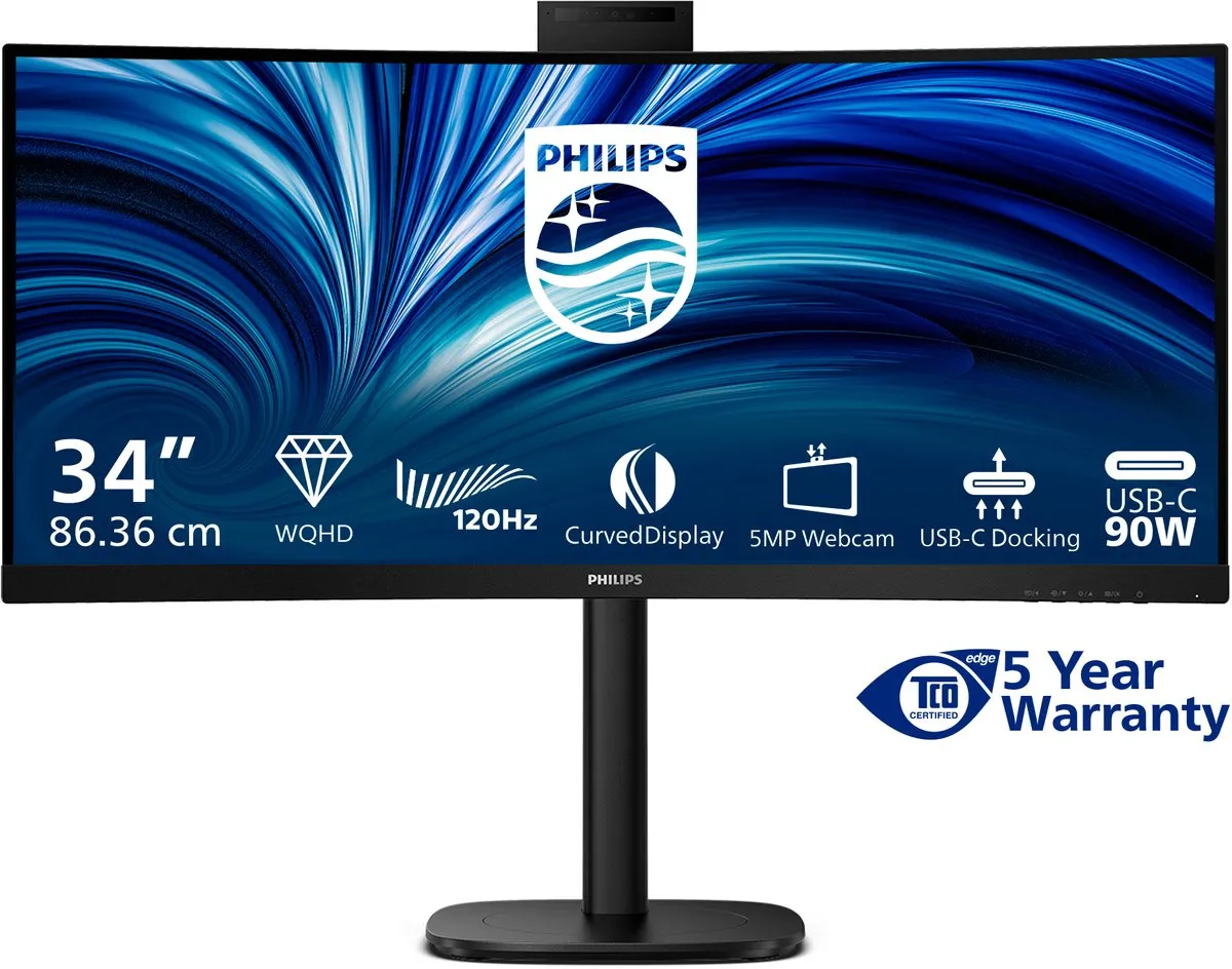 Philips 34B2U3600CH/00 Monitor 34" 3440x1440 - Zwart