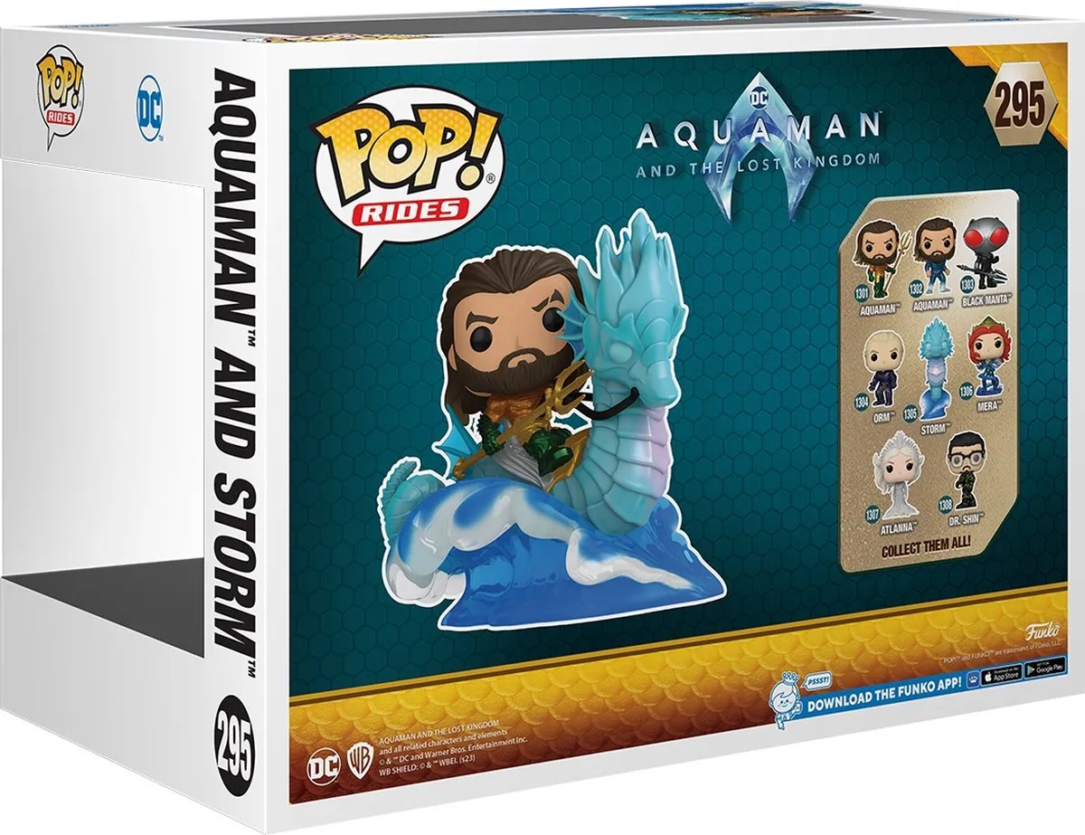 Funko Pop Rides Aquaman & Storm #295 - Multi