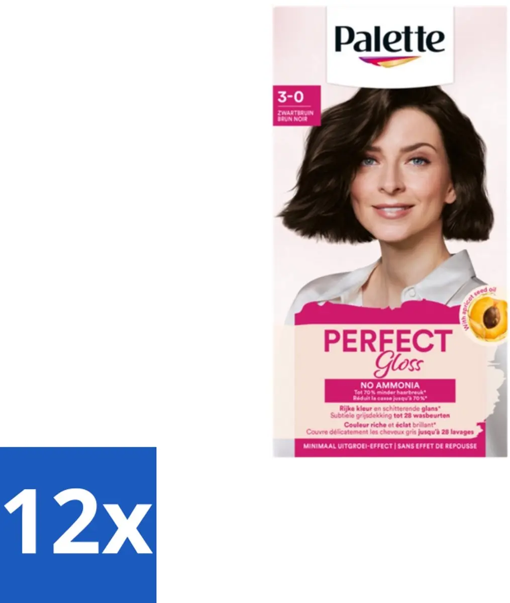 Schwarzkopf Poly Palette Perfect Gloss Haarverf 3-0 Zwartbruin