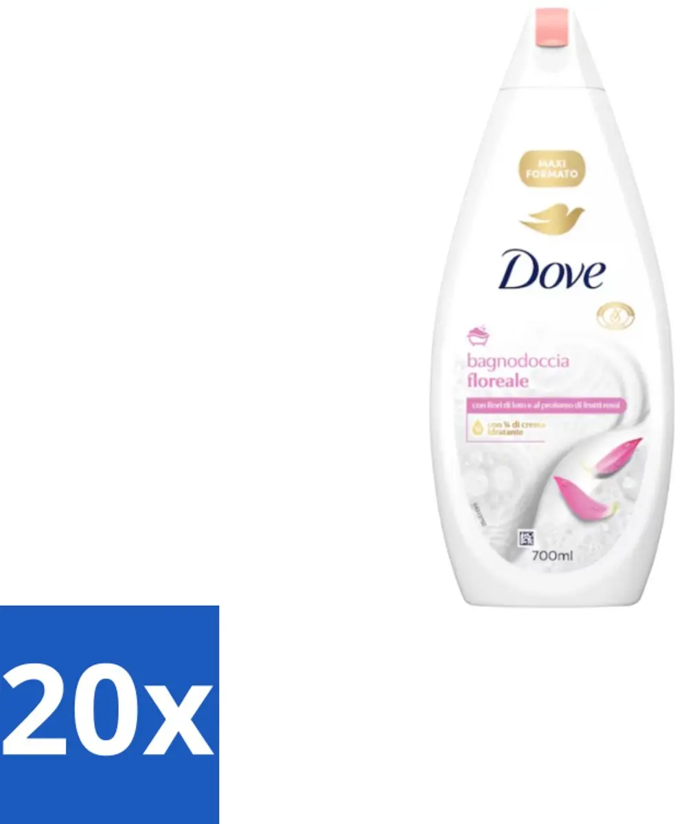 Dove Badcrème Soothing Almond Oil & Hibiscus 720ml