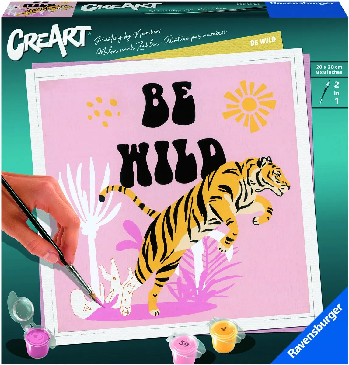 Ravensburger Be Wild Schilderen op nummer - Meerkleurig
