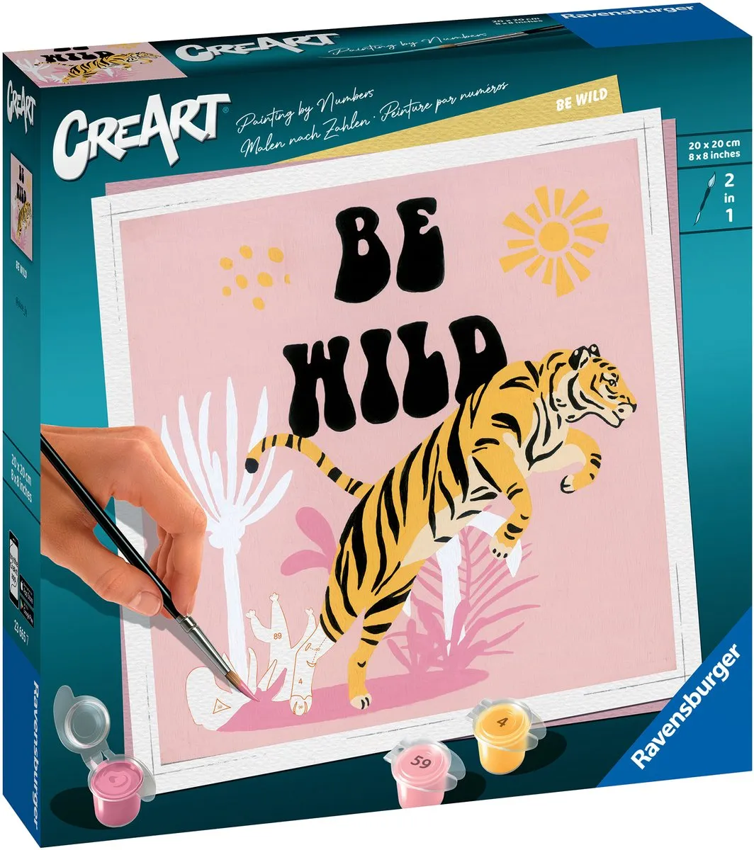 Ravensburger Be Wild Schilderen op nummer - Meerkleurig