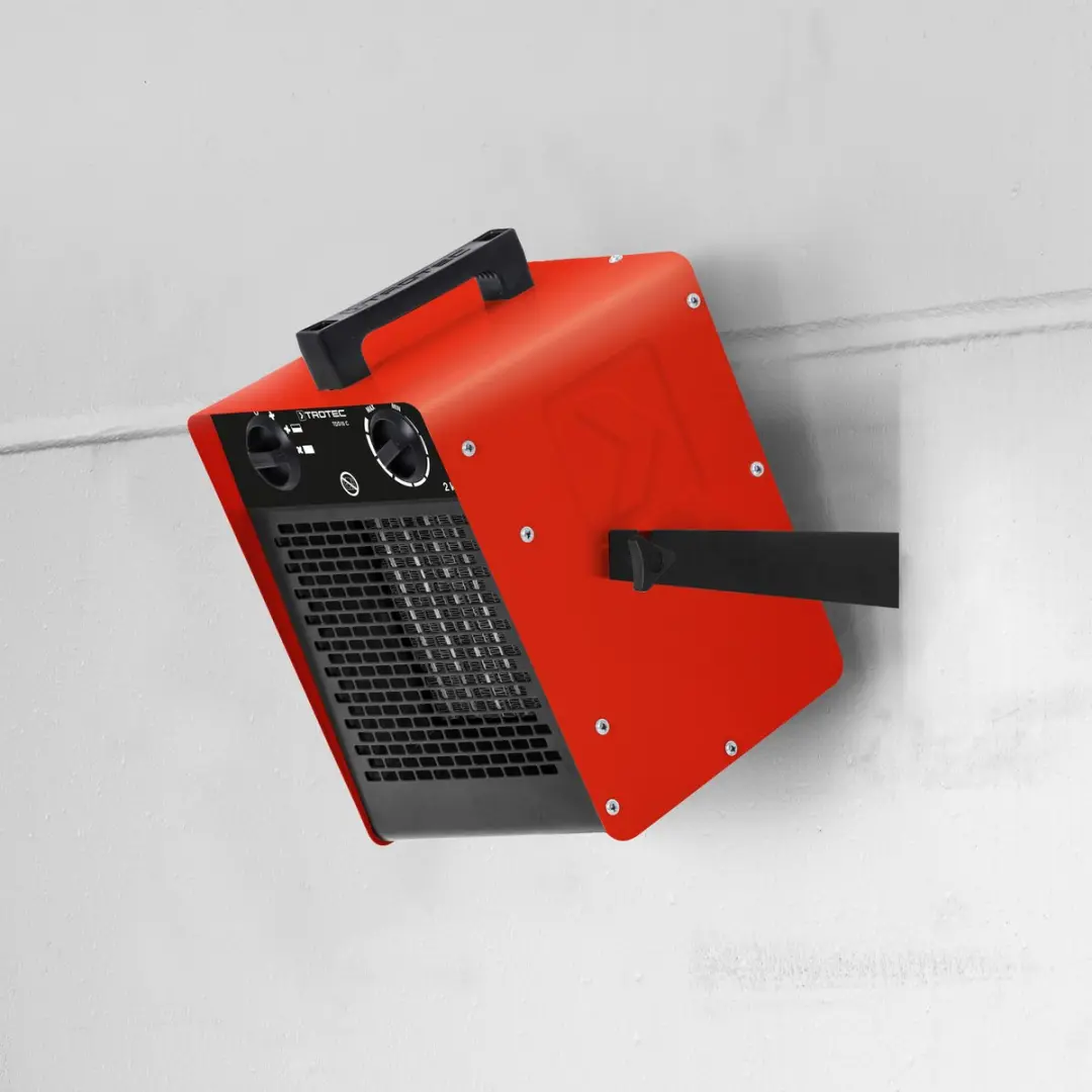Trotec TDS 10 C Keramische Kachel 2000W - Rood/Zwart