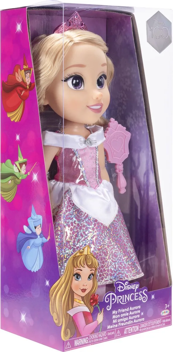 Disney Princess Prinses Aurora Pop 38cm - Roze