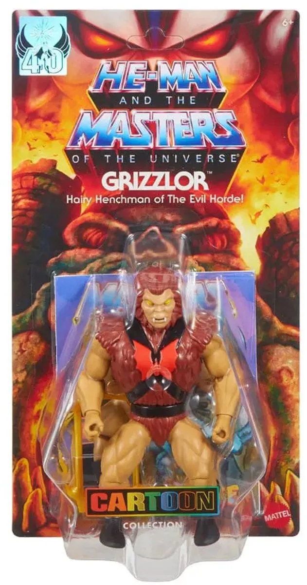 Mattel Masters of the Universe Origins Grizzlor Action Figuur MATTJBM90 - Multi