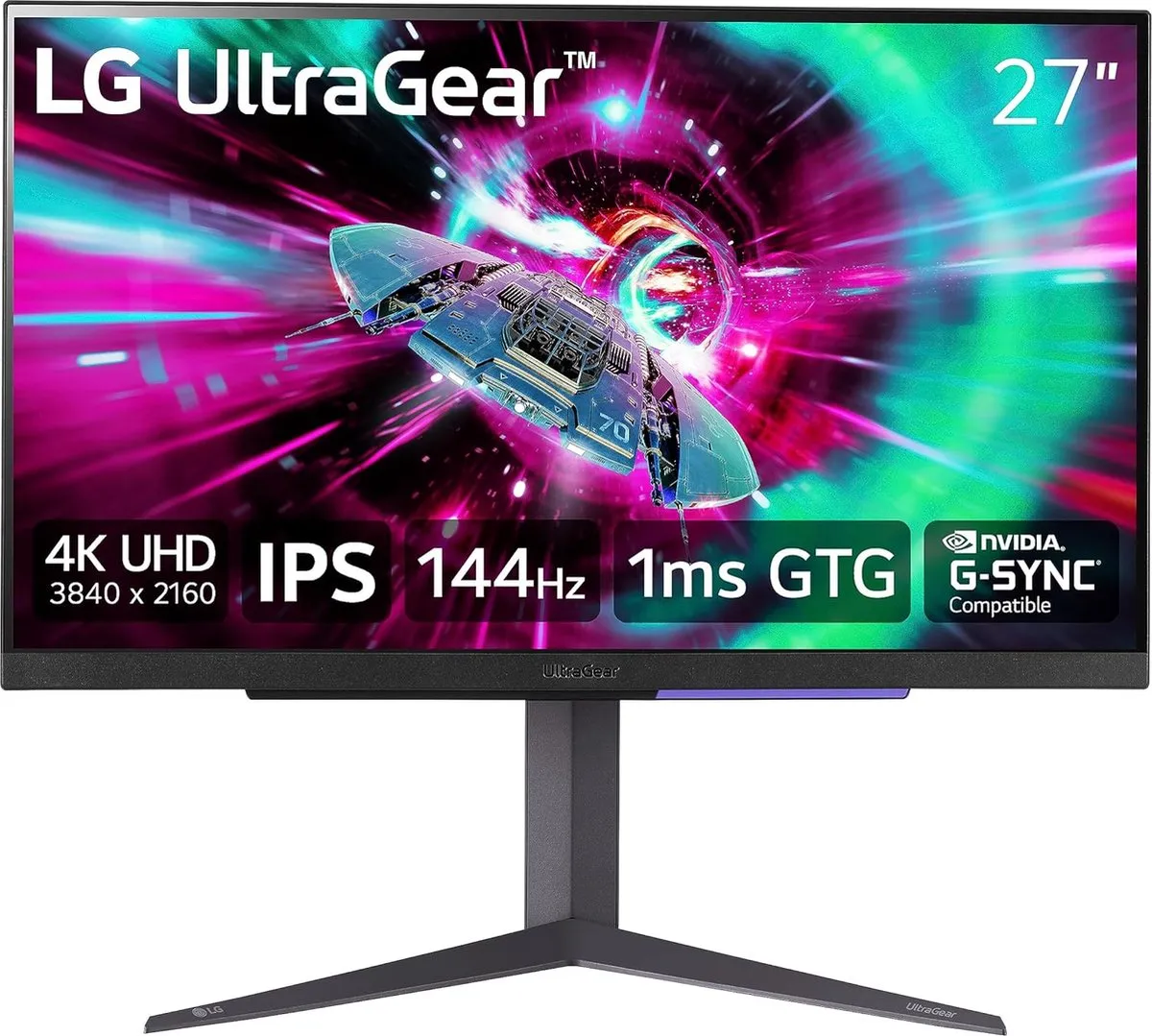 LG UltraGear 27GR93U-B 4K Gaming Monitor