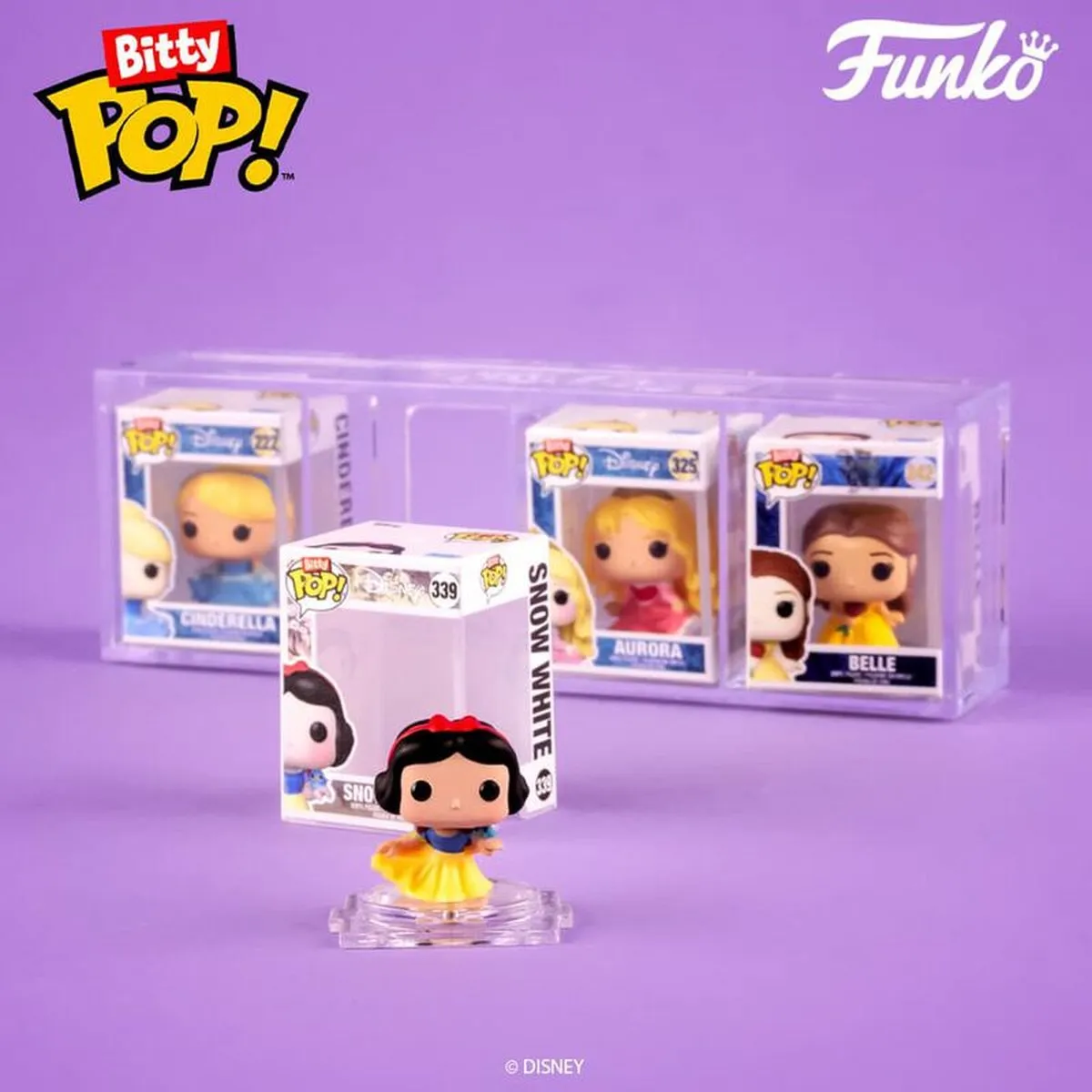 Funko Bitty Pop Disney Princess Series 3 - 4 Stuks - Multicolor