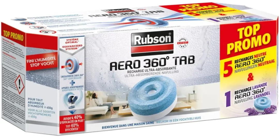 Rubson Aero 360 Vochtopnemer Navullingen