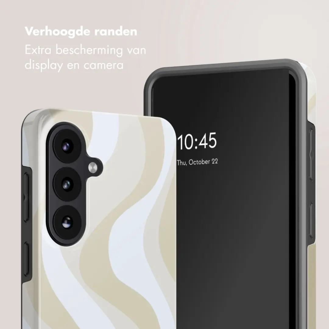 Selencia Hoesje SH00100270 - Samsung Galaxy S26 FE - Desert Waves Beige
