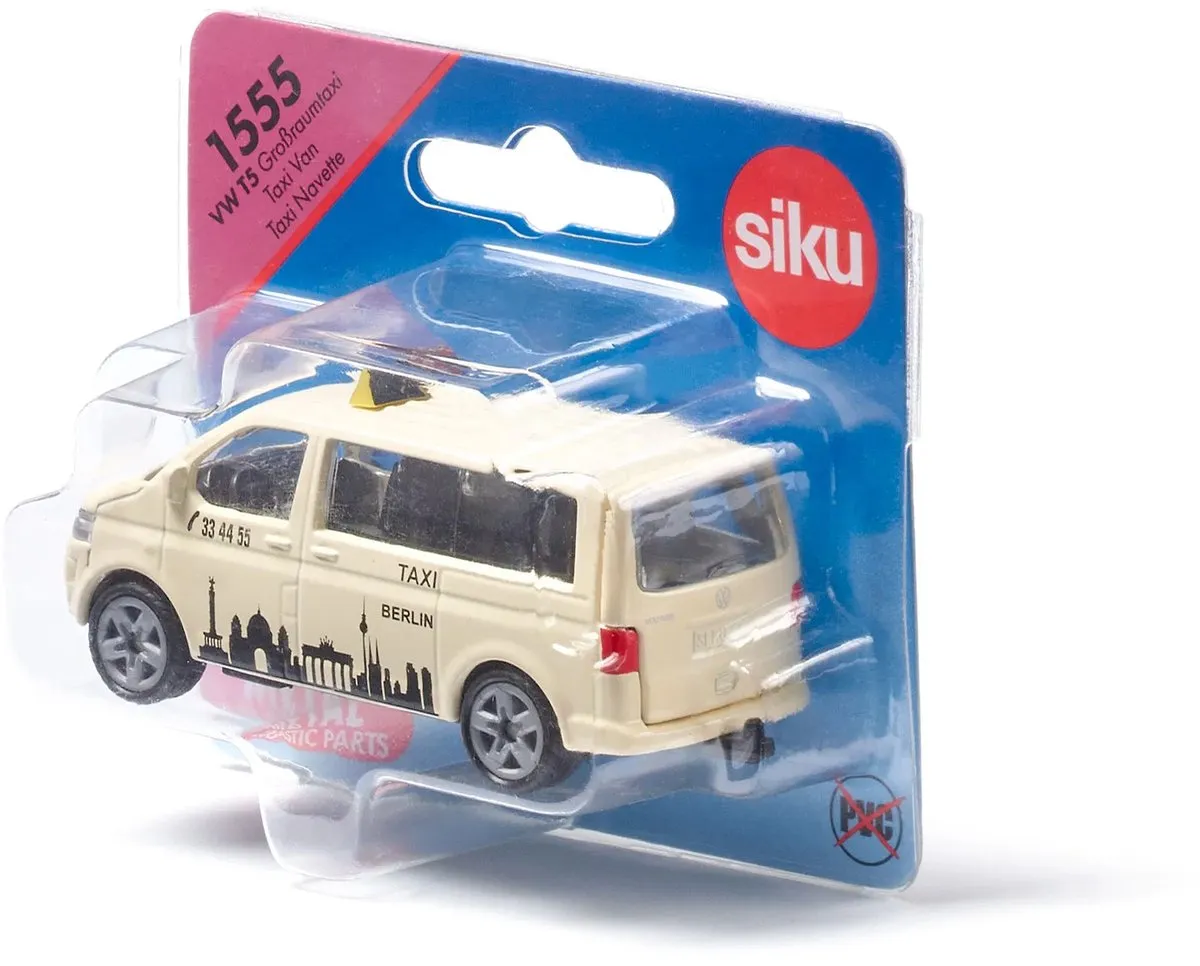 SIKU 1555 VW T5 Taxi Van Metaal/Kunststof - Multicolor