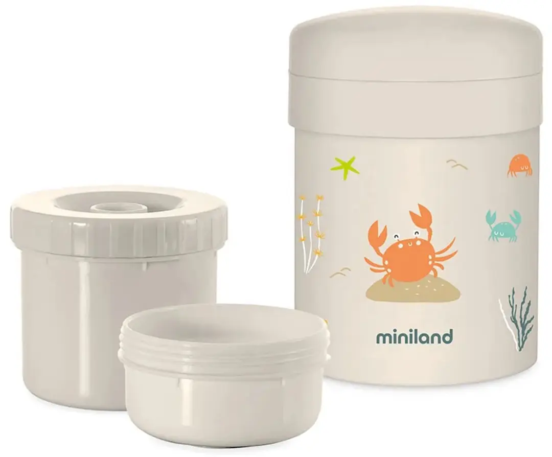 Miniland Thermetic Crabsy Eetthermo - Multicolor