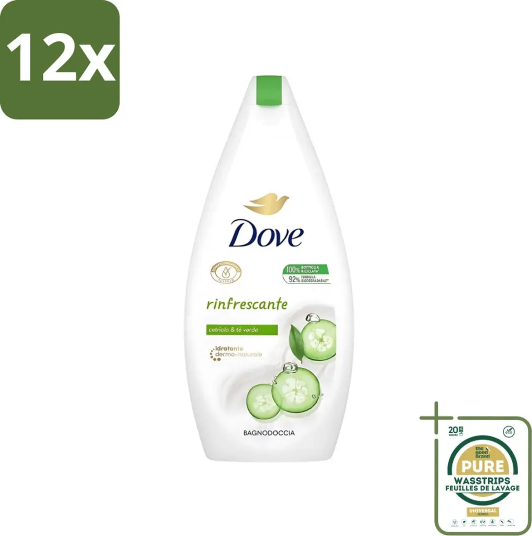 Dove Refreshing Douchegel Komkommer & Groene thee