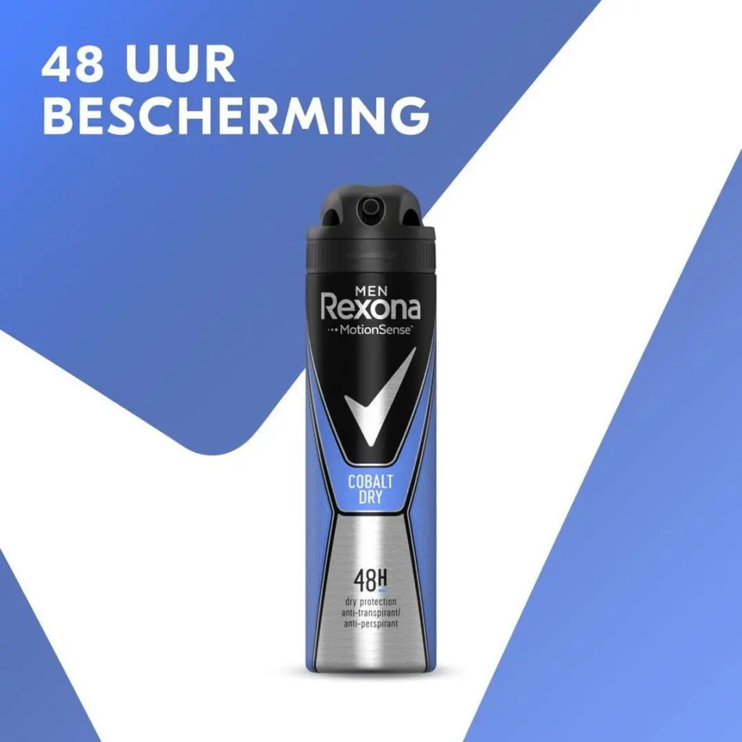 Rexona Men Motion Sense Cobalt Dry Deo Spray 150ml - 12 Stuks