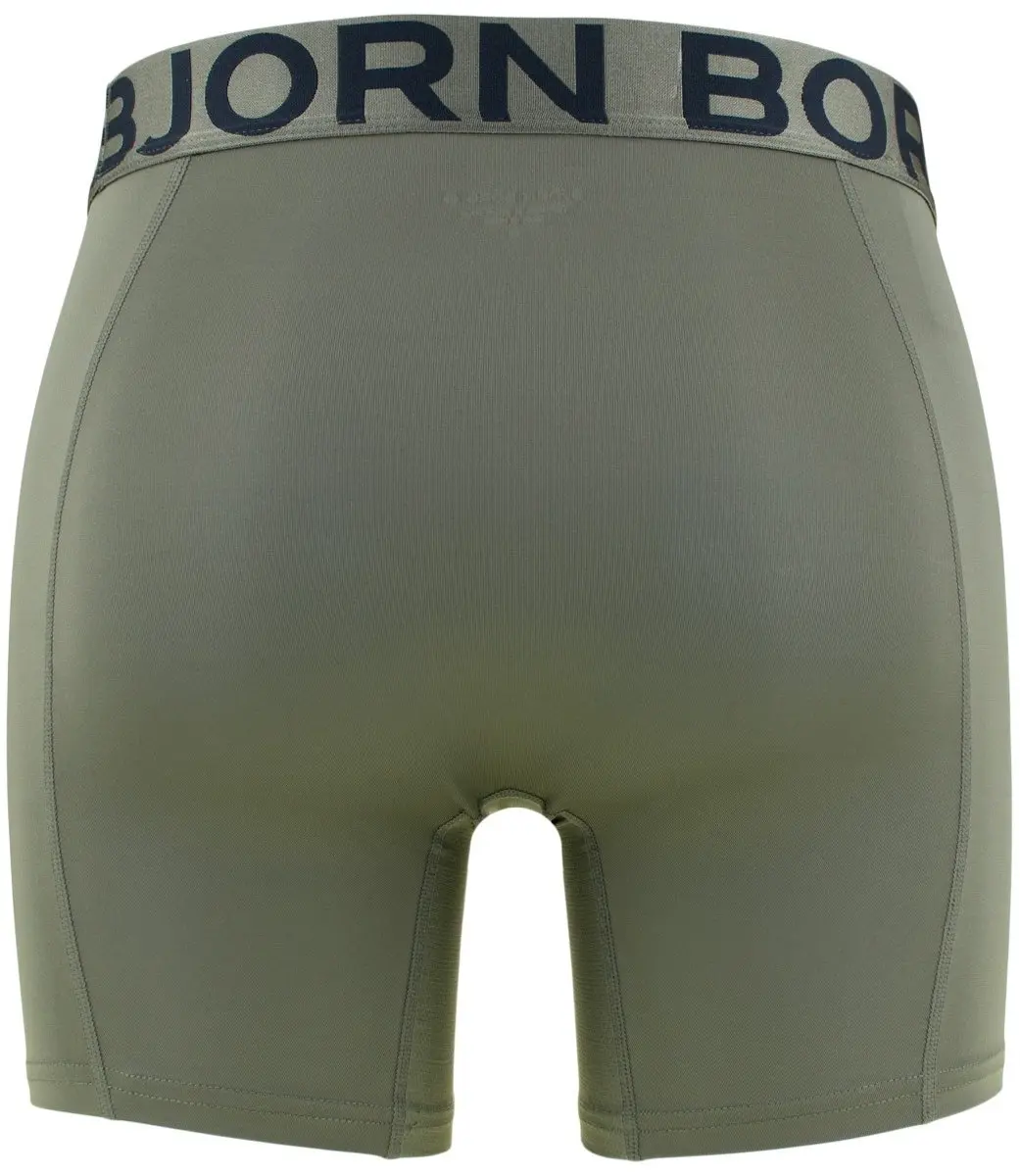 Björn Borg Heren Boxers - 2P Lichtgewicht Microfiber - Groen XXL