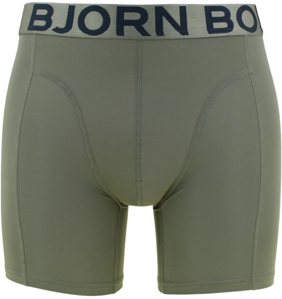 Björn Borg Heren Boxers - 2P Lichtgewicht Microfiber - Groen XXL